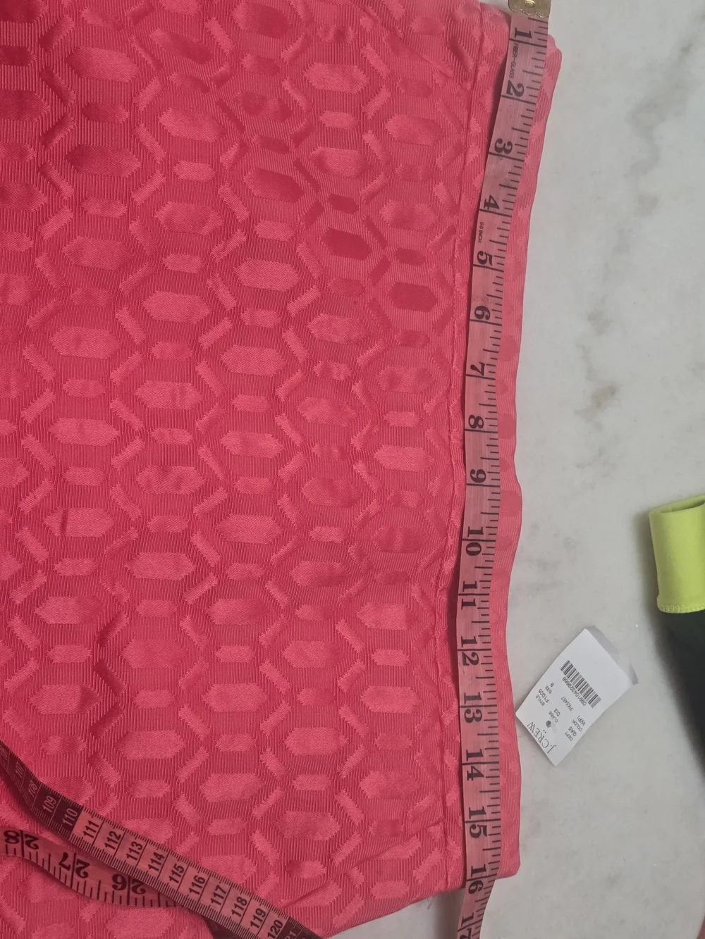 J. Crew Coral Pink Lace-Style Mini Skirt